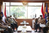 Gubernur Sumatera Barat Mahyeldi Ansharullah menemui Mendagri Tito Karnavian