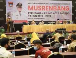 Pemko Padang Gelar Musrenbang Penyusunan Rancangan Perubahan RPJMD 2019-2024