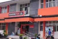 Kantor Pos Solok yang terletak di Jalan Muhammad Yamin, Kota Solok.