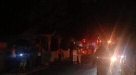 Kebakaran terjadi di pemukiman padat penduduk di Kampung Jao, Nagari Painan Selatan, Kecamatan IV Jurai, Pesisir Selatan.