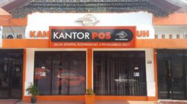 Kantor Pos Payakumbuh yang berada di Jalan Jendral Sudirman No. 4, Kel. Koto Baru Balai Janggo, Kec. Payakumbuh Utara, Kota Payakumbuh.