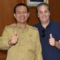 Walikota Pariaman, Genius Umar saat sambut kunjungan Mr. Marino, investor asal italia, yang berdomisili di Swiss.