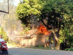 Kebakaran Kembali Terjadi di Lunang, Lumbung Padi Hangus Terbakar
