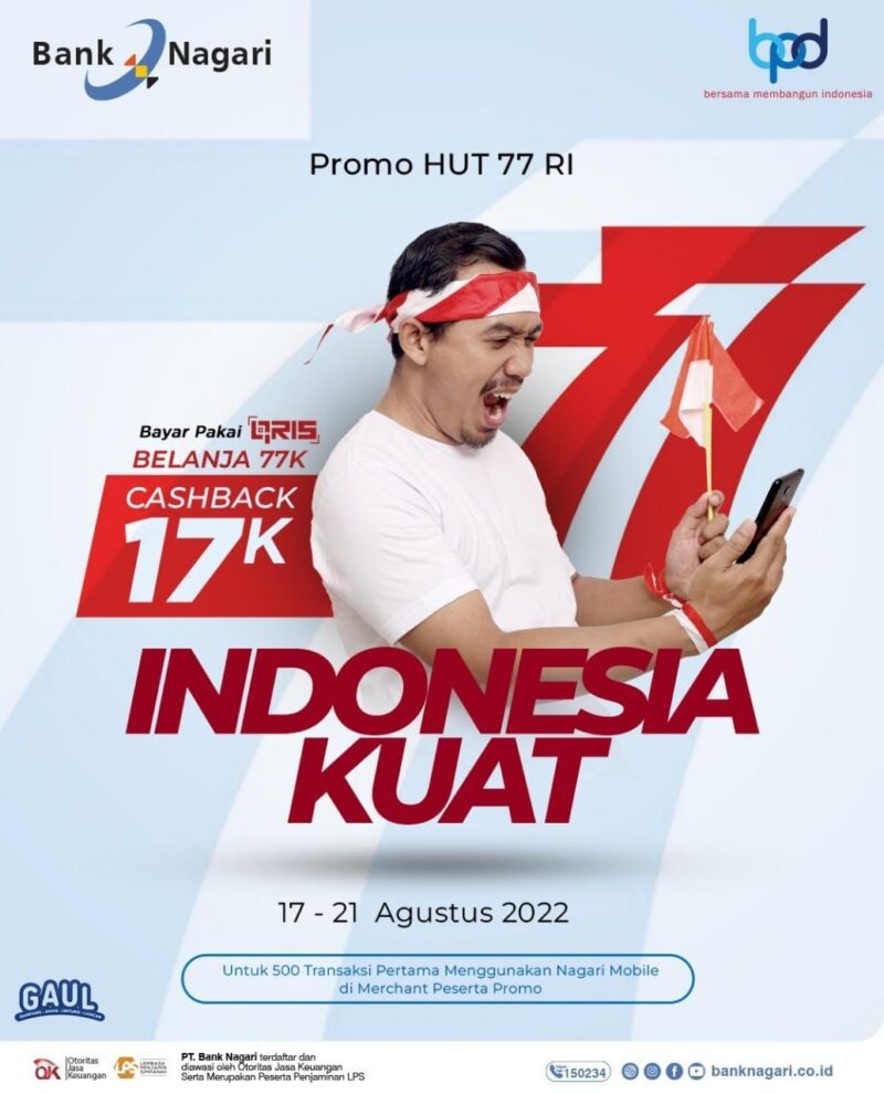Belanja di 2 Outlet di Pesisir Selatan Ini, Dapatkan Promo Menarik Edisi Kemerdekaan dari Bank Nagari