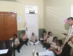 Merokok Pakai Seragam Sekolah, 8 Pelajar Diciduk Satpol PP Pessel