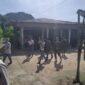 Beberapa orang pelajar SMAN 1 Painan saat diciduk oleh Satpol PP setempat.
