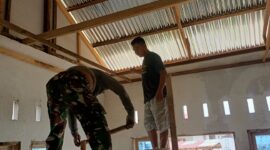 Rumahnya Dibangun Satgas TMMD 115 Pessel, Jordi: Terima Kasih Bapak TNI
