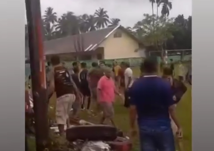 Tangkapan kerusuhan pertandingan sepakbola di Ranah Pesisir 