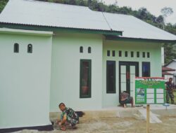 Rumahnya Selesai Dibangun Satgas TMMD ke-115 Pessel, Jordi Akan Gelar Syukuran