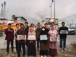 HMI Komisariat Ushuluddin dan Studi Agama UIN IB Padang Galang Dana Untuk Korban Gempa Cianjur