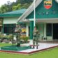 Komandan Kodim 0311/Pesisir Selatan Letkol Inf Sunardi membacakan amanat Kepala Staf Angkatan Darat (KASAD) Jenderal TNI Dudung Abdurahman saat upacara 17-an di Makodim 0312/Pessel, Jumat (17/2)