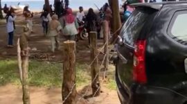 Dinilai Ganggu Ketentraman Masyarakat, Akses ke Tempat Karaoke di Pasir Alai Dipagar Kawat Berduri
