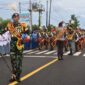 Peserta Latsitardanus Gelar Kirab Drum Band, SMAN 1 Ranah Pesisir Tunjukkan Hasil Latihan
