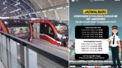 LRT Tambah Jam Operasional Mulai 16 September 2023