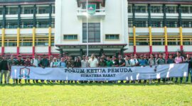 Deklarasi Forum Ketua Pemuda Sumatera Barat di Aula Kantor Gubernur Sumbar