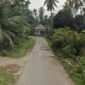 Salah satu ruas jalan dengan kondisi rusak di Nagari Amping Parak, Kecamatan Sutera 