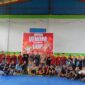 Foto bersama seusai pembukaan Venom Tournament Cup di Lapangan Futsal Keluarga, Kecamatan Lengayang, Kamis (19/12/2024)