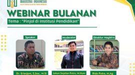 Webinar Bulanan Magistra Indonesia bertajuk Pinjol di Institusi Pendidikan