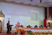 Prof Deendarlianto saat jadi pembicara dalam Rapat Paripurna DPRD Pesisir Selatan terkait Hari Ulang Tahun Pesisir Selatan ke-77