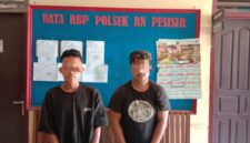 Dua pemuda ditangkap dalam operasi pengungkapan kasus narkoba oleh Satresnarkoba Polres Pessel