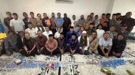 Halal bihalal sekaligus pengukuhan Pengukuhan Pengurus Ikatan Keluarga Minang Qatar 