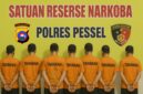 Ilustrasi 7 orang terduga pelaku narkoba di Pesisir Selatan.