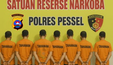 Penangkapan Luar Biasa! 7 Terduga Pelaku Narkoba Diciduk dalam Sehari di Pesisir Selatan
