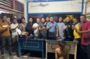Pelaku FUP (23) saat diamankan di Mapolsek Pancung Soal usai ditangkap atas dugaan penyalahgunaan narkotika jenis sabu.