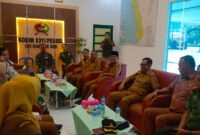 Wakil Bupati Pesisir Selatan Risnaldi Ibrahim di Makodim 0311/Pesisir Selatan