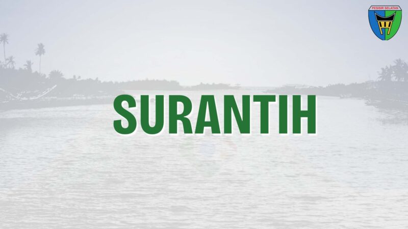 Nagari Surantih, Kecamatan Sutera, Kabupaten Pesisir Selatan. Ilustrasi: bandasapuluah.com