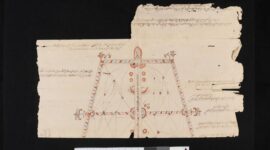 Salah satu manuskrip kuno yang ditemukan di Koto XI Tarusan, Kabupaten Pesisir Selatan 