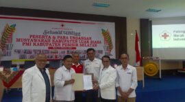 Wakil Bupati Pesisir Selatan Risnaldi Ibrahim terpilih secara aklamasi sebagai Ketua PMI Pesisir Selatan 