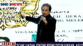 Demi Tuhan, lembar pengesahan skripsi Jokowi tidak ada

