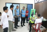 Apa cakupan tes kesehatan Polri bagi bintara Polri tahap pertama?

