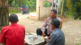 Bhabinkamtibmas Polres Maja Polres Lebak Silaturahmi dengan Warga Desa Binaannya

