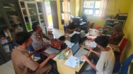 Bhabinkamtibmas, Polsek Mancak, Polres Cilegon Aktif Lakukan Kunjungan dan Silaturahmi ke Kantor Desa

