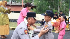 Dengan sambutan meriah, Kapolda Babel meninjau pelaksanaan tugas kepolisian di Bangka Barat

