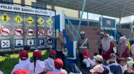 Ditlantas Polda Babel Gelar Program Polisi Anak, Tanamkan Budaya Tertib Lalu Lintas Sejak Dini


