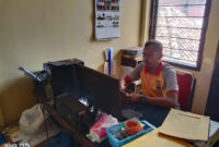 Dukung kelancaran operasional, Kapolres Serang Serkot Aipda Indra menjalankan tugas administratif –

