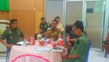 Wakil Bupati Pesisir Selatan Risnaldi Ibrahim saat menghadiri rapat koordinasi lanjutan penyiapan lahan pembangunan Yonif TP, yang digelar di Makodim 0311/Pesisir Selatan, Painan, Selasa (4/11/2025).