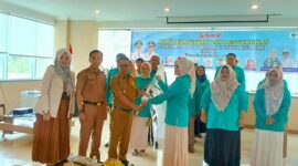 Wakil Bupati Pesisir Selatan Risnaldi Ibrahim menghadiri acara pelantikan dan pengukuhan pengurus PHPS periode 2025-2030