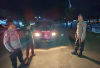 Jaga Keamanan, Personil Polres Serang Polsek Serkot Lakukan Patroli Malam –