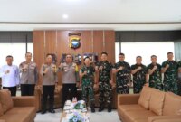 Kapolda Kep. Babel Terima Kunjungan Pangdam II/Sriwijaya, Perkuat Sinergi TNI-Polri

