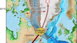 Panas Tersembunyi di Bawah AS Berasal dari Keretakan Kuno dengan Greenland


