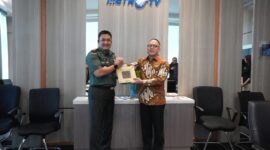 Perkuat Silaturahmi dan Kolaborasi, Kadispenad Kunjungi Metro TV


