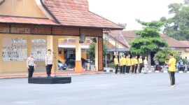 Pimpin Apel Pagi, Kabag SDM Polres Babel Tekankan Pentingnya Pengembangan Kompetensi Personel

