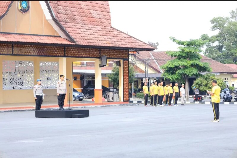 Pimpin Apel Pagi, Kabag SDM Polres Babel Tekankan Pentingnya Pengembangan Kompetensi Personel

