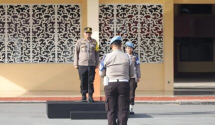 Pimpin Apel Pagi, Kompol Bambang Sutoyo Ajak Personel Dukung Kebijakan Keinginan Kapolda Babel