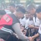 Satgas Polsek Babel Kunjungi SMA 4 Pangkalpinang, Kenalkan Tugas Polisi K9

