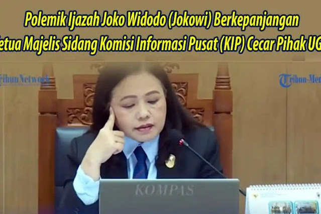 Sosok Rospita Vici Paulyn Ketua Sidang Sengketa Dokumen Ijazah Jokowi di KIP

